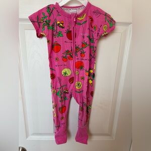 Bonds Wondersuit Vibrant Pink Tomato Pattern